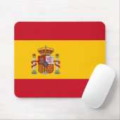 Mousepad met vlag van Spanje Muismat (Met muis)