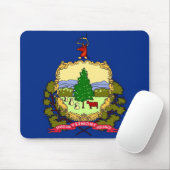 Mousepad met vlag van Vermont State - USA Muismat (Met muis)