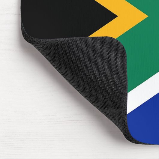 Mousepad met vlag van Zuid-Afrika Muismat (Hoek)