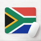 Mousepad met vlag van Zuid-Afrika Muismat (Met muis)