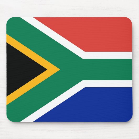 Mousepad met vlag van Zuid-Afrika Muismat (Voorkant)