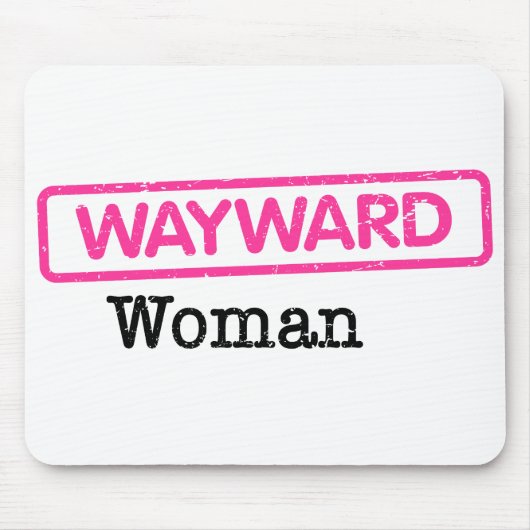 Mousepad met Wayward Woman Logo Muismat (Voorkant)