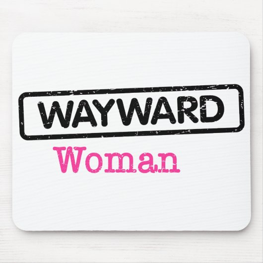 Mousepad met Wayward Woman Logo Muismat (Voorkant)