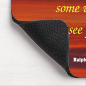 Mousepad met woorden van wijsheid muismat (Hoek)