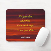 Mousepad met woorden van wijsheid muismat (Met muis)