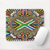 Mousepad met Zuid-Afrikaanse kleuren Design Muismat (Met muis)