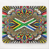 Mousepad met Zuid-Afrikaanse kleuren Design Muismat (Voorkant)