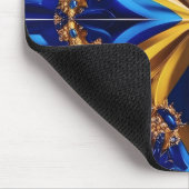 Mousepad met Zweden Kleuren Design Muismat (Hoek)