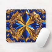 Mousepad met Zweden Kleuren Design Muismat (Met muis)