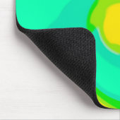 Mousepad met zwembrillende kleuren muismat (Hoek)