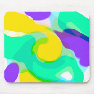 Mousepad met zwembrillende kleuren muismat