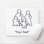 Mousepad - Mijn strijd tegen borstkanker Muismat (Met muis)