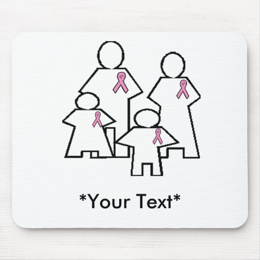 Mousepad - Mijn strijd tegen borstkanker Muismat (Voorkant)