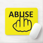 Mousepad Misbruik is kwaad Muismat (Met muis)