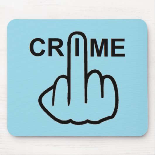 Mousepad-misdaad is crimineel muismat (Voorkant)