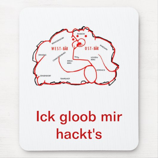 Mousepad mit Berlin Motiv Muismat (Voorkant)