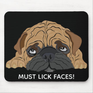 Mousepad moet luiers/bull dog papaver muismat
