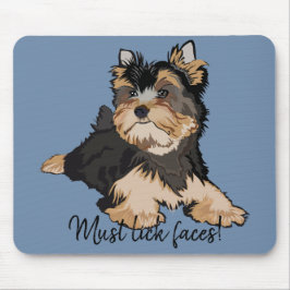Mousepad moet naar links of naar terrier Puppy Muismat
