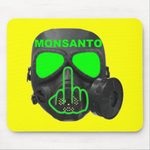Mousepad Monsanto Gas Mask Flip Muismat
