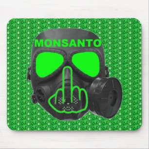 Mousepad Monsanto Gas Mask Flip Muismat