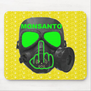 Mousepad Monsanto Gas Mask Flip Muismat