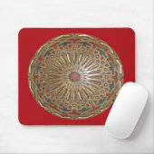 Mousepad Morrocon Beauty op Red Muismat (Met muis)