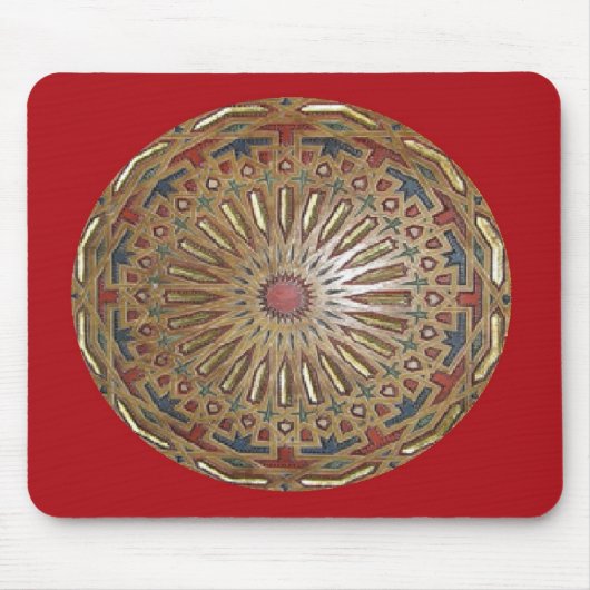 Mousepad Morrocon Beauty op Red Muismat (Voorkant)