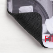 Mousepad mostra alguém estudando. muismat (Hoek)