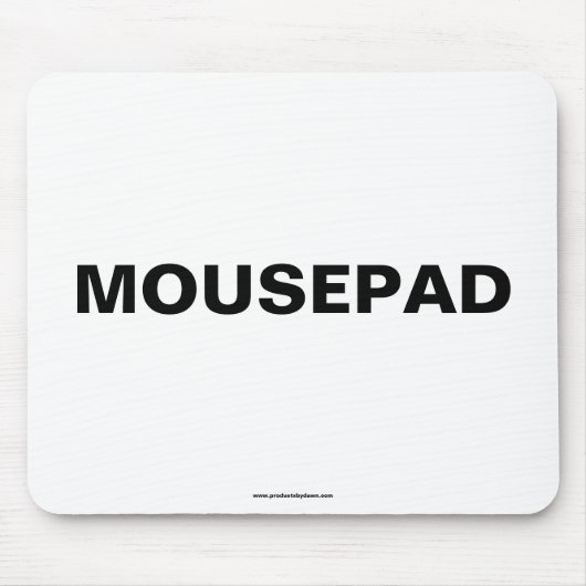 MOUSEPAD Mousepad Muismat (Voorkant)