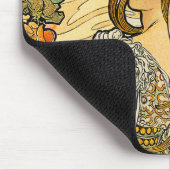 Mousepad: Mucha - Taal van Bloemen Muismat (Hoek)