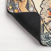 Mousepad: Mucha - Taal van Bloemen Muismat (Hoek)