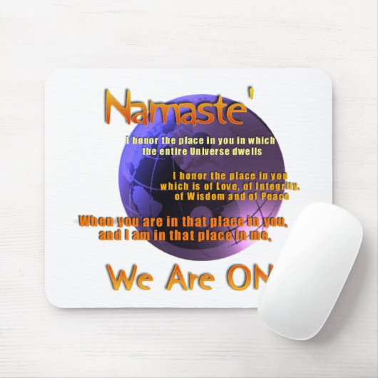 Mousepad - Namaste Muismat (Met muis)