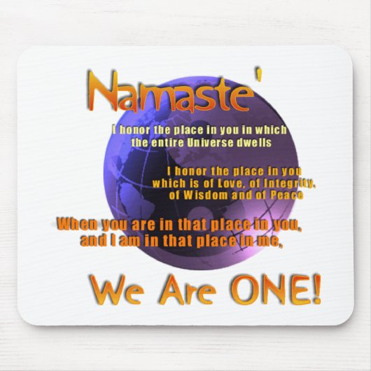Mousepad - Namaste Muismat (Voorkant)