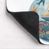 Mousepad Nautical Christmas Muismat (Hoek)