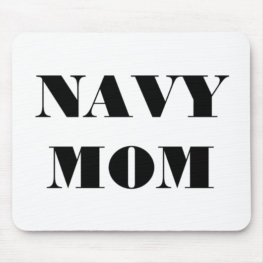 Mousepad Navy mama Muismat (Voorkant)