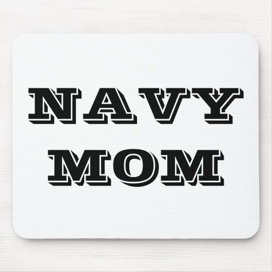 Mousepad Navy mama Muismat (Voorkant)