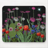 Mousepad Night Flower Garden Muismat (Voorkant)