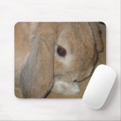Mousepad of Mousemat - Lop Eared Dwarf Rabbit Muismat (Met muis)