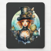 Mousepad Olhar do Tempo Steampunk Muismat (Voorkant)