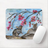Mousepad Original Watercolor Design Muismat (Met muis)