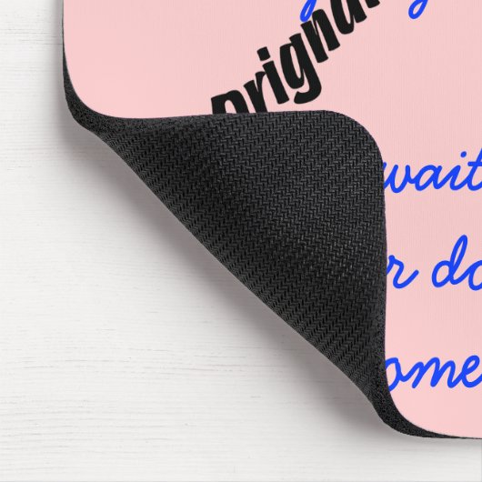 Mousepad - Origineel tekstbericht Muismat (Hoek)