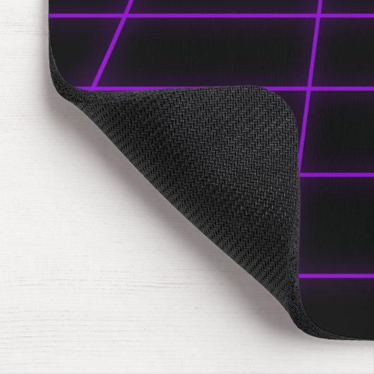 Mousepad: Paars patroon voor gamers Muismat (Hoek)