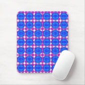 Mousepad - Paarse en blauwe stippen Muismat (Met muis)