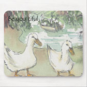Mousepad "Paris/Duck Parc" Sketch Waterverf" Muismat (Voorkant)