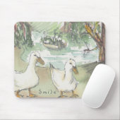 Mousepad "Paris/Parc Sketch Waterverf" Muismat (Met muis)