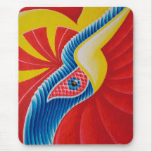 Mousepad pássaro serpente