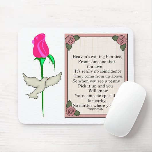 Mousepad-Penny uit Heaven-Glue Penny On Muismat (Met muis)