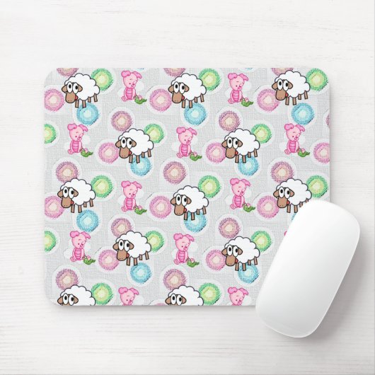 Mousepad Pig Muismat (Met muis)