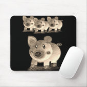 Mousepad Pig Muismat (Met muis)