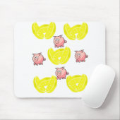 Mousepad Pig Muismat (Met muis)
